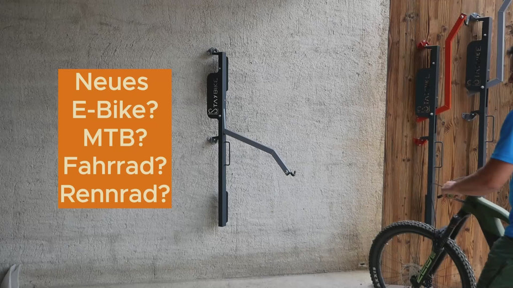 STAYBIKE Bikelift Fahrradhalterung TURNING, grau, schwenkbar
