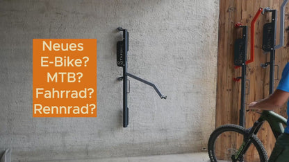 STAYBIKE Bikelift Fahrradhalterung TURNING, orange, schwenkbar