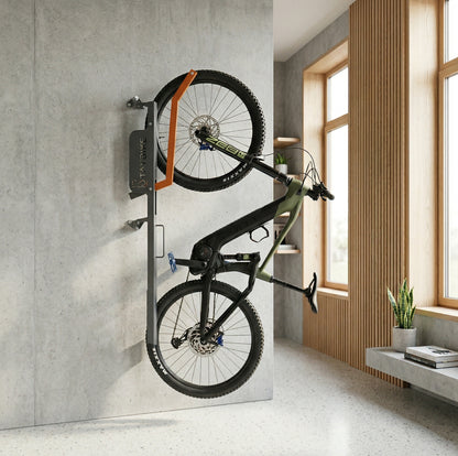 STAYBIKE Bikelift Fahrradhalterung TURNING, orange, schwenkbar